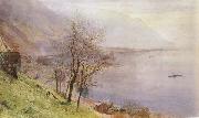John William Inchbold Vew above MOntreux (mk46) oil painting picture wholesale